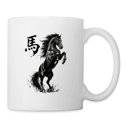 Mug Japan Horse Black