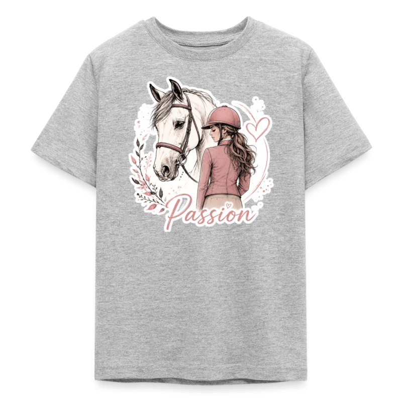 T-shirt Ado 9-14 Ans Cheval Passion (4 Coloris)