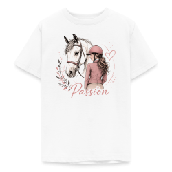 T-shirt Ado 9-14 Ans Cheval Passion (4 Coloris)