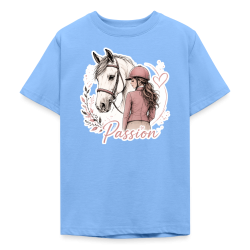 T-shirt Ado 9-14 Ans Cheval Passion (4 Coloris)
