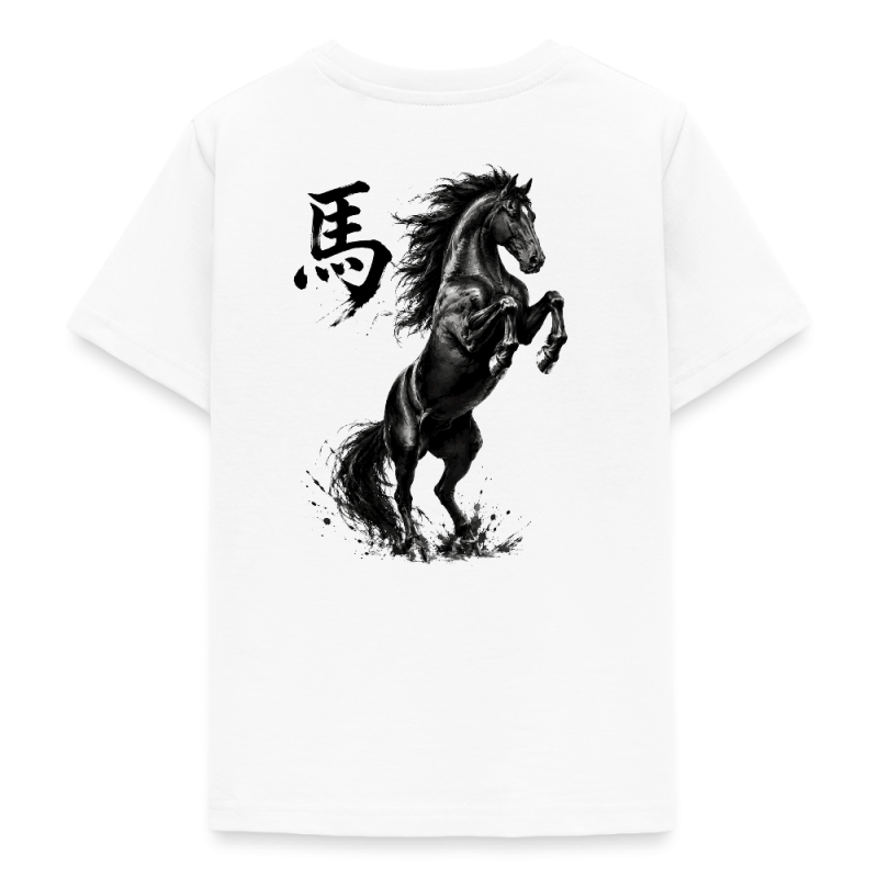 T-shirt Ado 9-14 Ans Japan Horse (4 Coloris)
