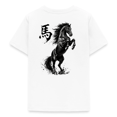 T-shirt Ado 9-14 Ans Japan Horse (4 Coloris)