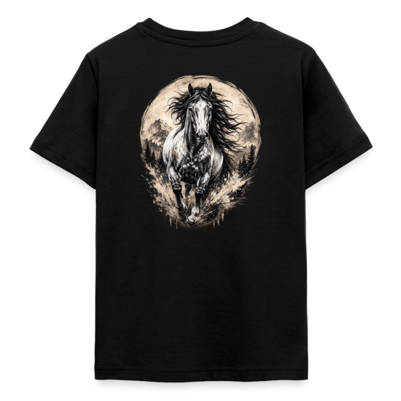 T-shirt Ado 9-14 Ans Liberty Horse (4 Coloris)