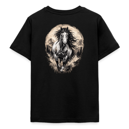 T-shirt Ado 9-14 Ans Liberty Horse (4 Coloris)