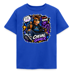 T-shirt Enfant 3-9 Ans Gamer Horsy (3 Coloris)