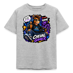 T-shirt Enfant 3-9 Ans Gamer Horsy (3 Coloris)