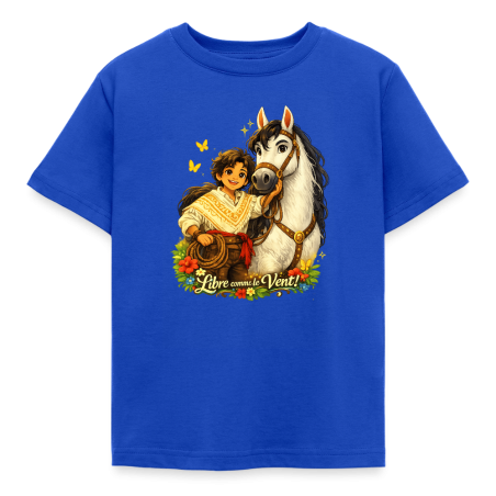 T-shirt Enfant 3-8 Ans Wind Horse (3 Coloris)