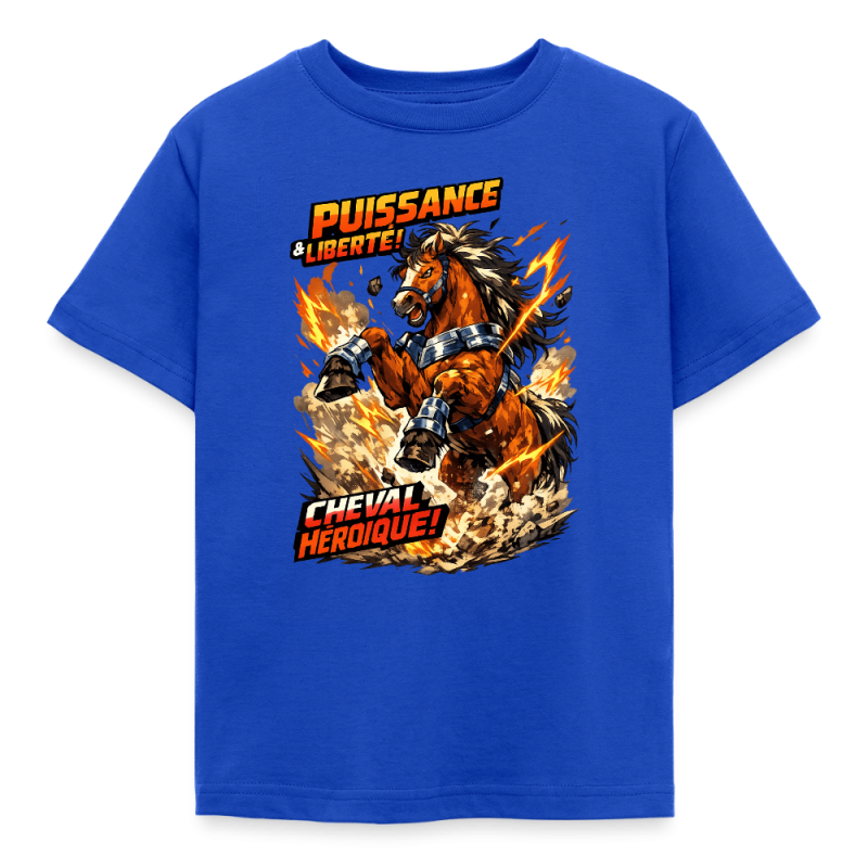 T-shirt Enfant 3-8 Ans My Hero Horse (3 Coloris)