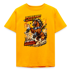 T-shirt Enfant 3-8 Ans My Hero Horse (3 Coloris)