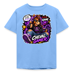 T-shirt Enfant 3-8 Ans Gameuse Horsy (3 Coloris)