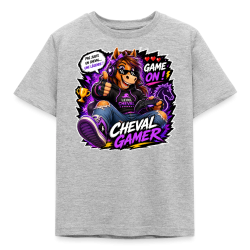 T-shirt Enfant 3-8 Ans Gameuse Horsy (3 Coloris)