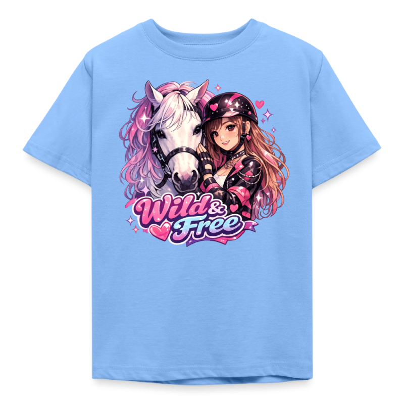 T-shirt Enfant 3-8 Ans K-Pop Horse (3 Coloris)