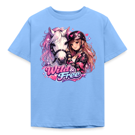 T-shirt Enfant 3-8 Ans K-Pop Horse (3 Coloris)