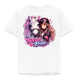 T-shirt Enfant 3-8 Ans K-Pop Horse (3 Coloris)