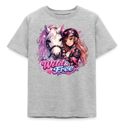 T-shirt Enfant 3-8 Ans K-Pop Horse (3 Coloris)