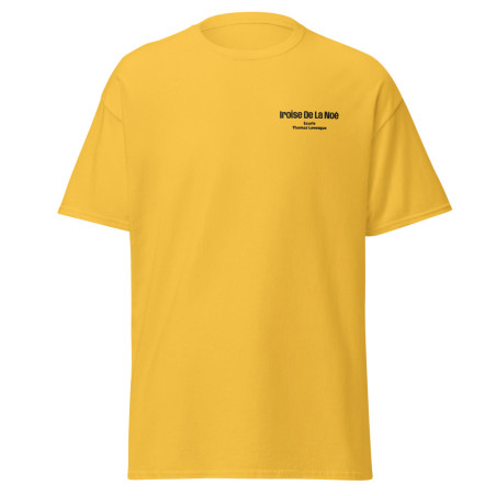 T-shirt Brodé H/F Iroise De La Noé Jaune